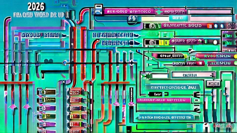 可视化展示2026世界杯从小组赛到决赛的晋级路径与潜在对阵图