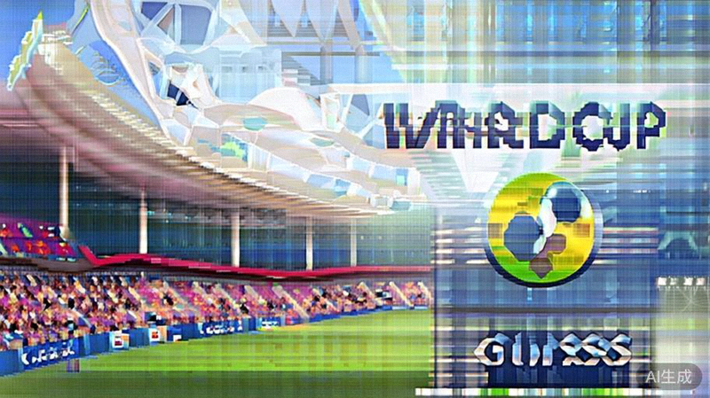 2026世界杯可能出现的死亡之组概念图，多面国旗交织在一起