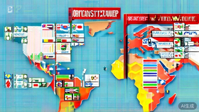 世界地图标注各洲2026世界杯预选赛进行情况与已出线球队