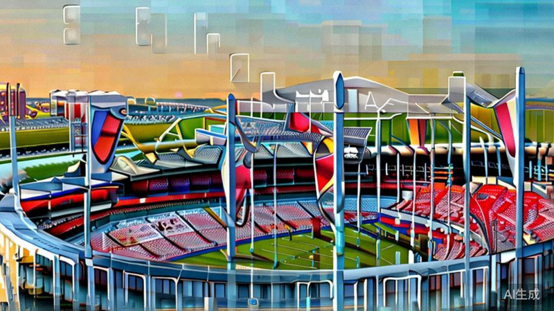 美国新泽西州大都会人寿体育场外部全景图，2026世界杯决赛举办场馆