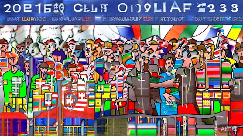 可能首次晋级2026世界杯的新兴足球国家代表队庆祝画面概念图