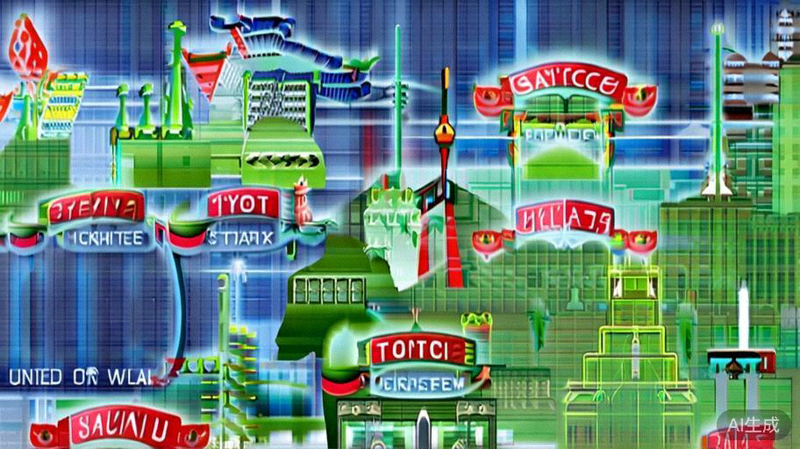 美国、加拿大、墨西哥三国联合举办世界杯的场馆地图与城市标志性建筑