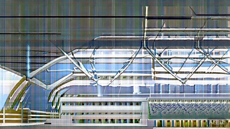 洛杉矶SoFi体育场内部 - 现代化顶棚与宽阔的观众席