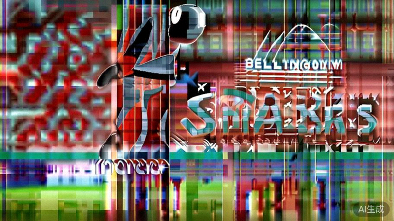 英格兰队年轻球星贝林厄姆、萨卡等在欧冠赛场上的出色表现镜头