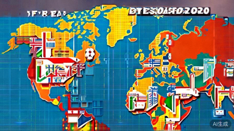 2026世界杯各大洲预选赛形势地图，标注已出线及争夺中的球队