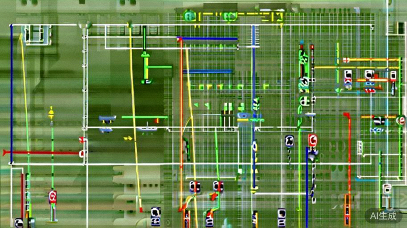 足球战术分析板示意图，展示球队阵型与跑位路线