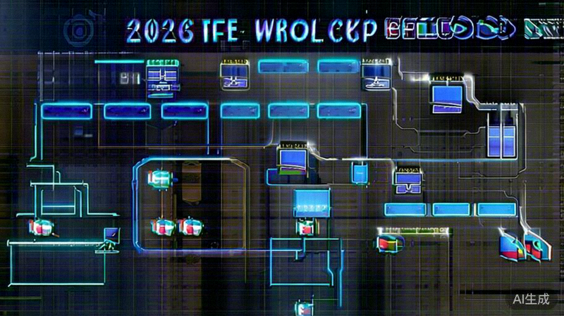 2026世界杯淘汰赛阶段晋级树状图，展示从32强到决赛的完整对阵路径