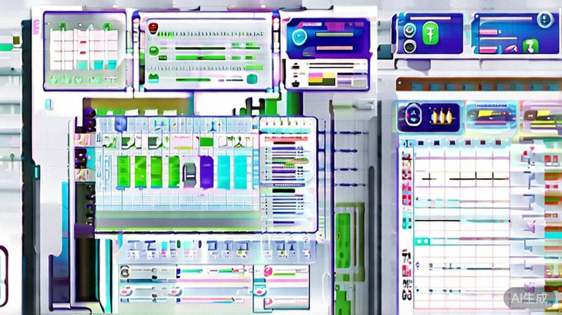 平台采用的先进技术示意图，如数据可视化、交互式赛程表等，提升用户体验
