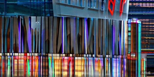 美国纽约大都会球场外部全景，现代化的体育场建筑与夜空灯光