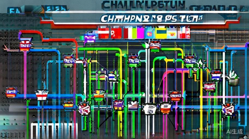 世界杯冠军之路挑战模式视觉图，展示从小组赛到决赛的晋级树状图