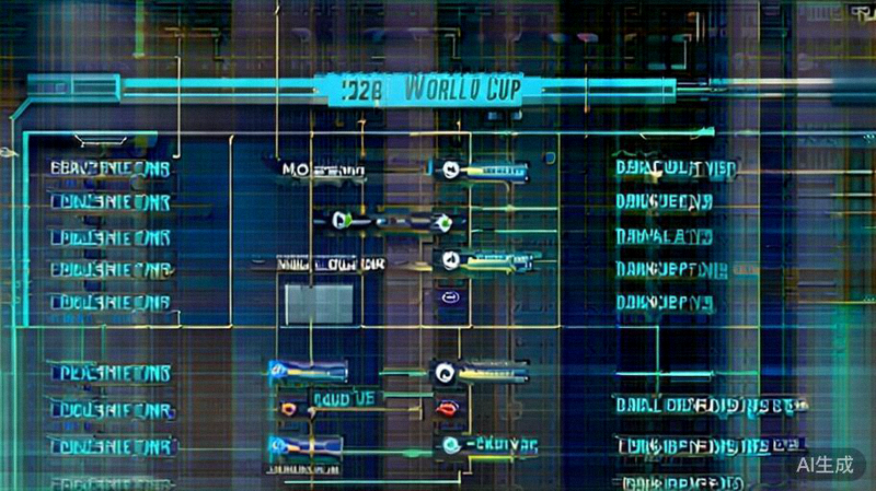 2026世界杯淘汰赛阶段对阵图与赛程时间表，展示从16强到决赛的晋级路径