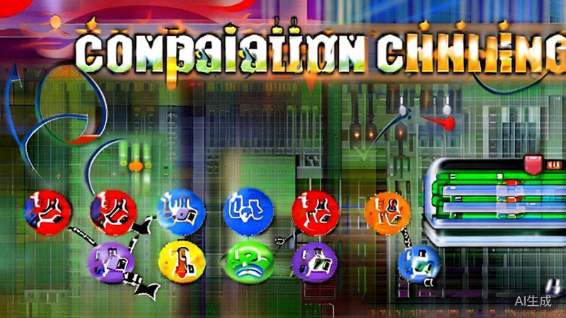 ‘组合挑战’玩法概念图，展示将多场比赛结果串联组合进行竞猜的视觉化流程