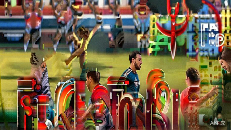 2026世界杯F组关键战役中，球员激烈拼抢与裁判出示黄牌的现场镜头