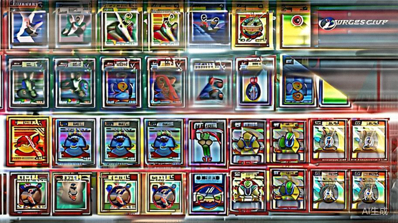 WorldCUP GUESS球星卡与成就收集系统展示，虚拟卡牌和勋章墙