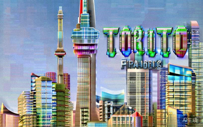 加拿大 Toronto 多伦多市天际线与CN塔景观，2026世界杯加拿大主要举办城市