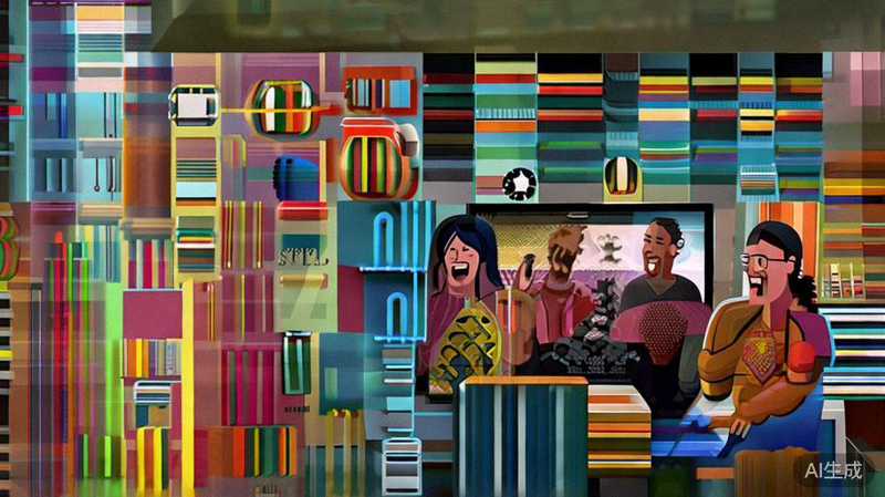 家庭和朋友一起观看世界杯比赛的健康娱乐场景，强调体育的社交与快乐本质